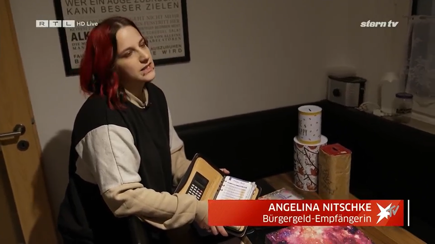 Angelina Nitschke kann mit ihrer Familie pro Monat 1293 Euro vom Bürgergeld zur Seite legen.