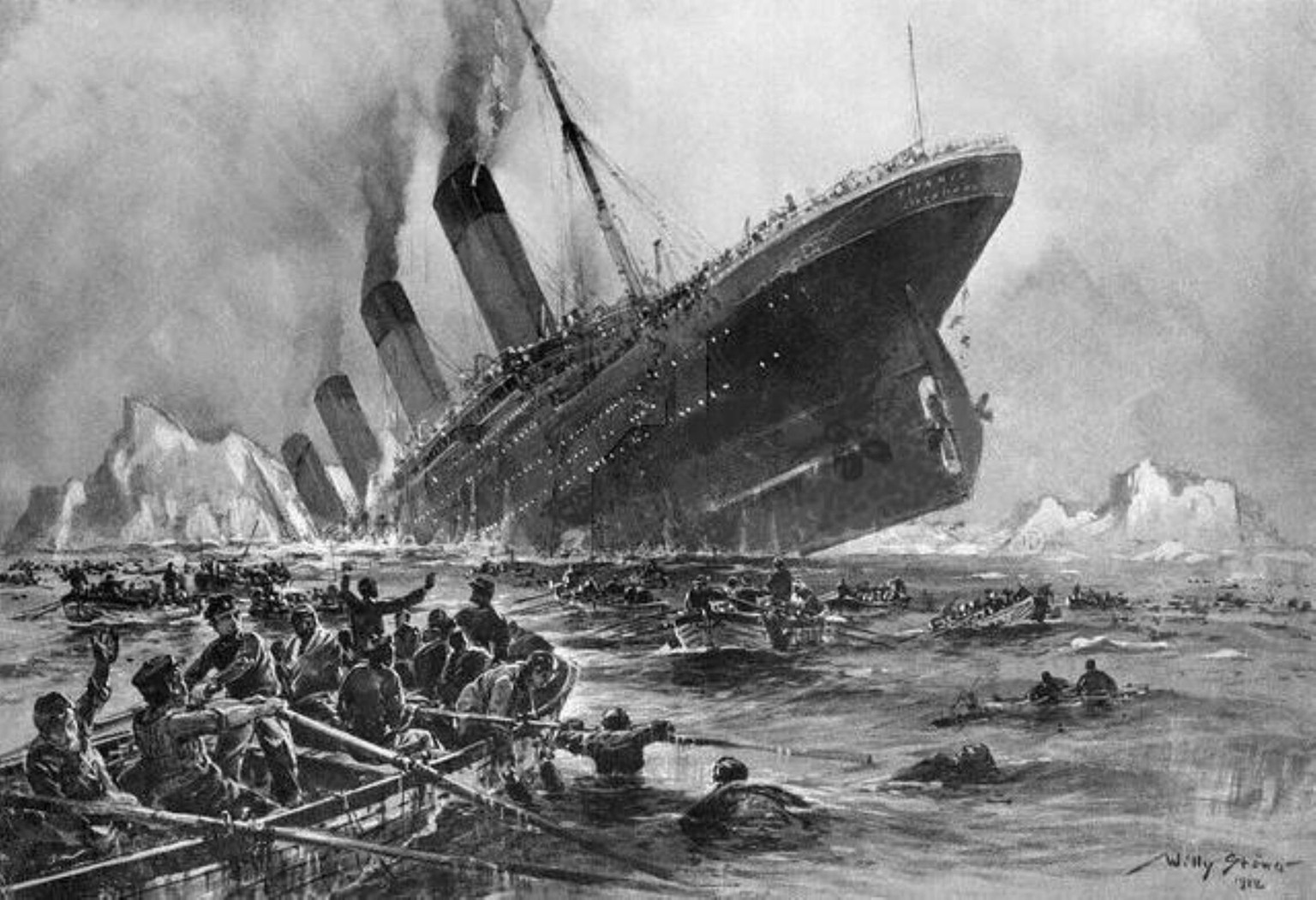 April 13, 2012 - With the 100th Anniversary of the Titanic sinking, the world remembers those who lost their lives on the unsinkable ship. Sunday marks the anniversary of the HMS Titanic after a colli ...