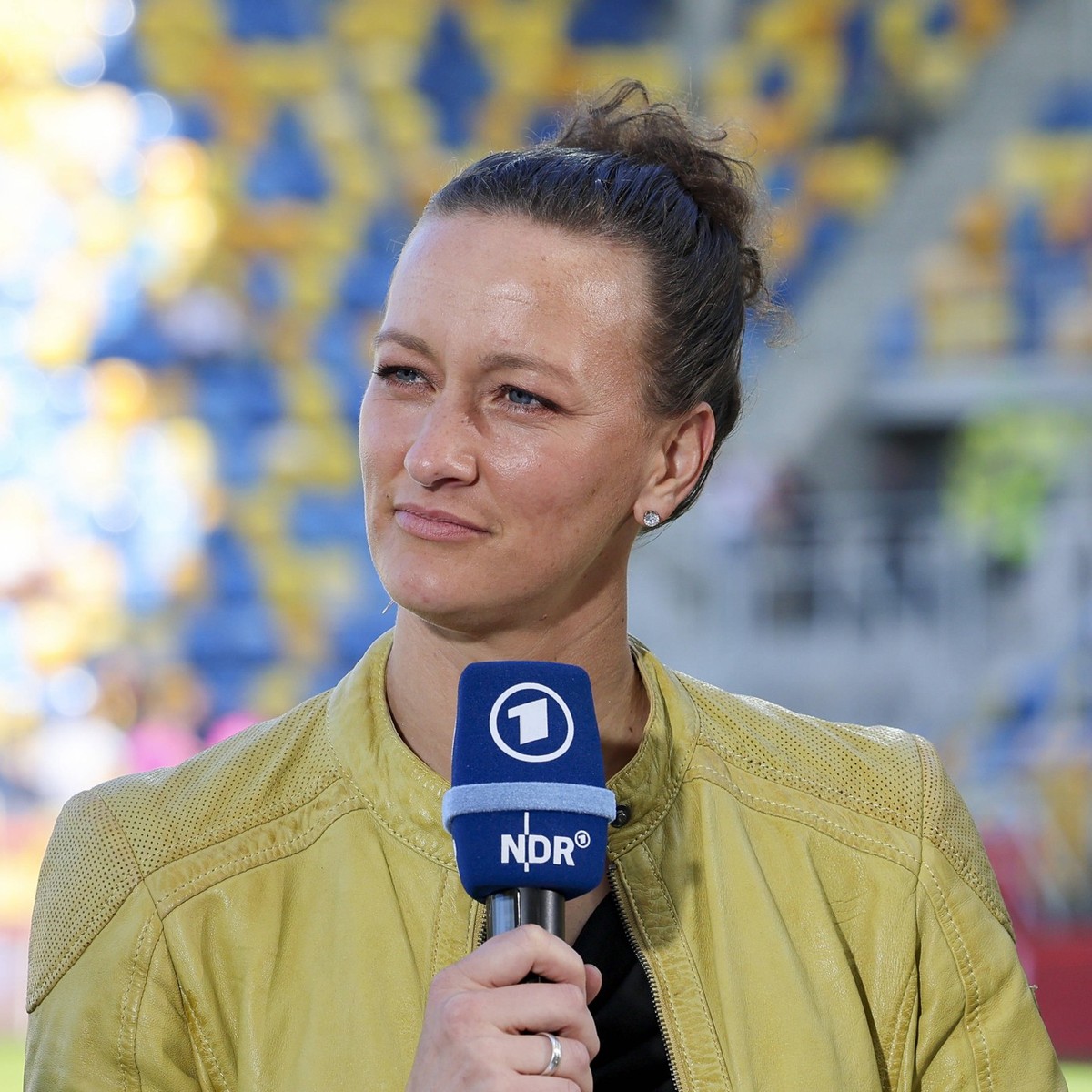 Expertin Almuth Schult Das Erste schaut, Womens European Qualifiers - Group A4, Poland vs Germany, Stadion Miejski w Gdyni, 04.06.2024, Gdynia, Polen. *** Expert Almuth Schult Das Erste watches, Women ...