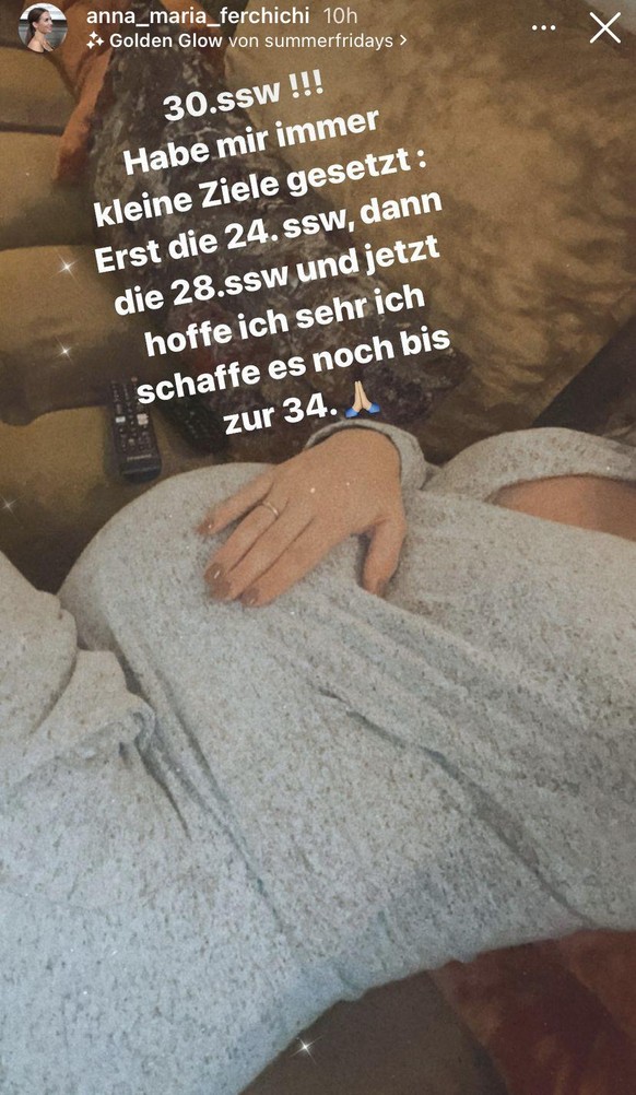 Diese Aufnahme veröffentlichte Anna-Maria in ihrer Story.