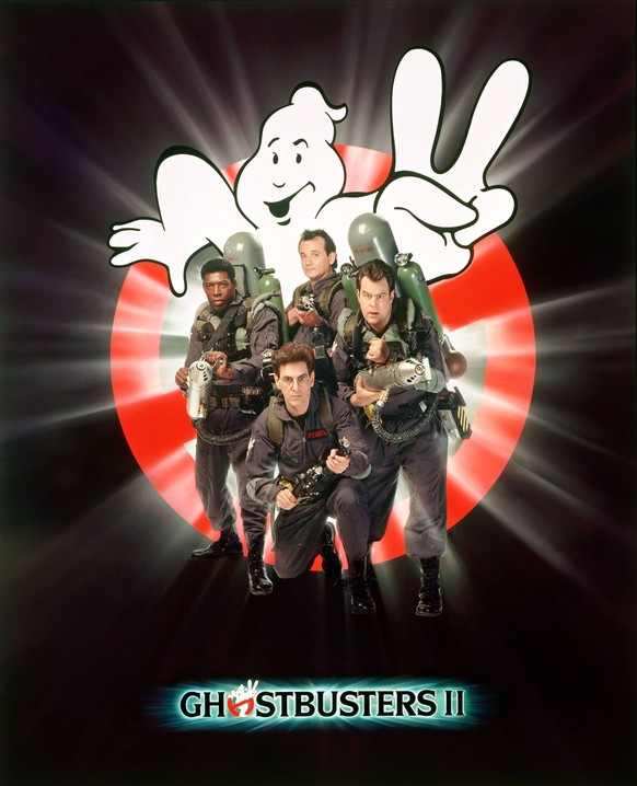 Bildnummer: 55210688 Datum: 16.06.1989 Copyright: imago/EntertainmentPictures
1989 - Ghostbusters 2 - Movie Set RELEASED: Jun 16, 1989 - Original Movie Title: Ghostbusters 2. Poster art for the sci-f ...
