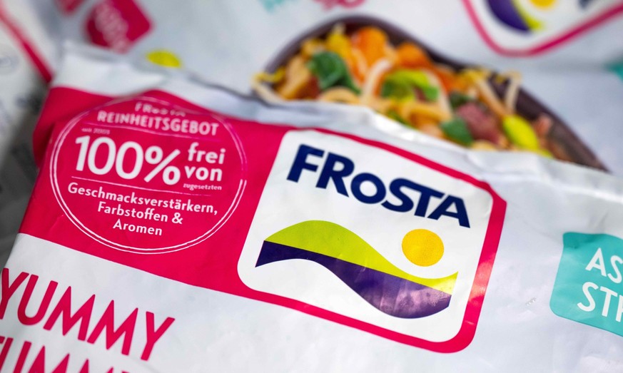 ARCHIV - 16.02.2023, Bremen, Bremerhaven: Das Frosta-Produkt &quot;Yummy Tummy Soup&quot;. Der Bremerhavener Tiefk