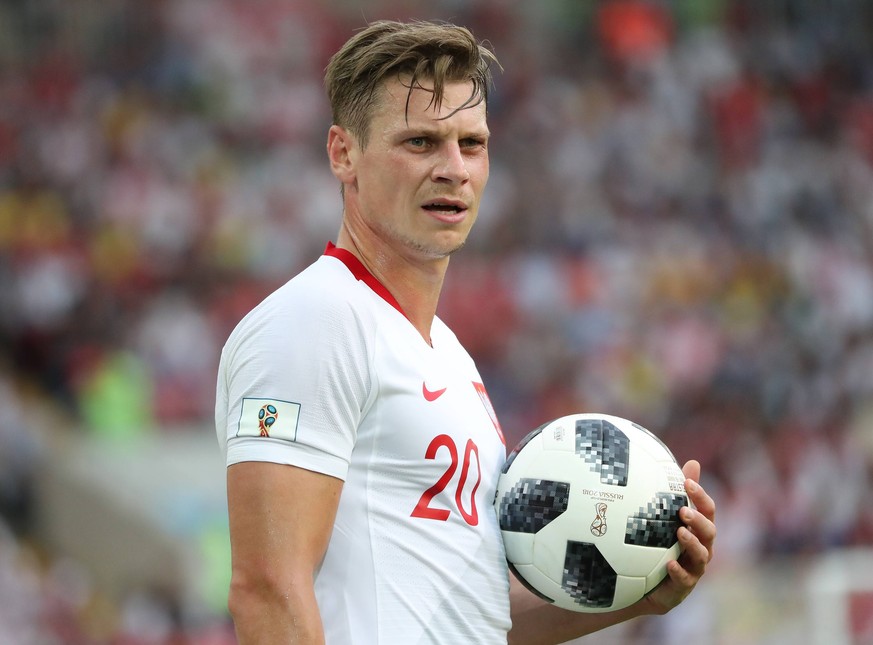 Lukasz Piszcek (Polen, Poland) - 19.06.2018: Polen vs. Senegal, Gruppe H, Spartak Stadium Moskau *** Lukasz Piszcek Poland Poland 19 06 2018 Poland vs Senegal Group H Spartak Stadium Moscow