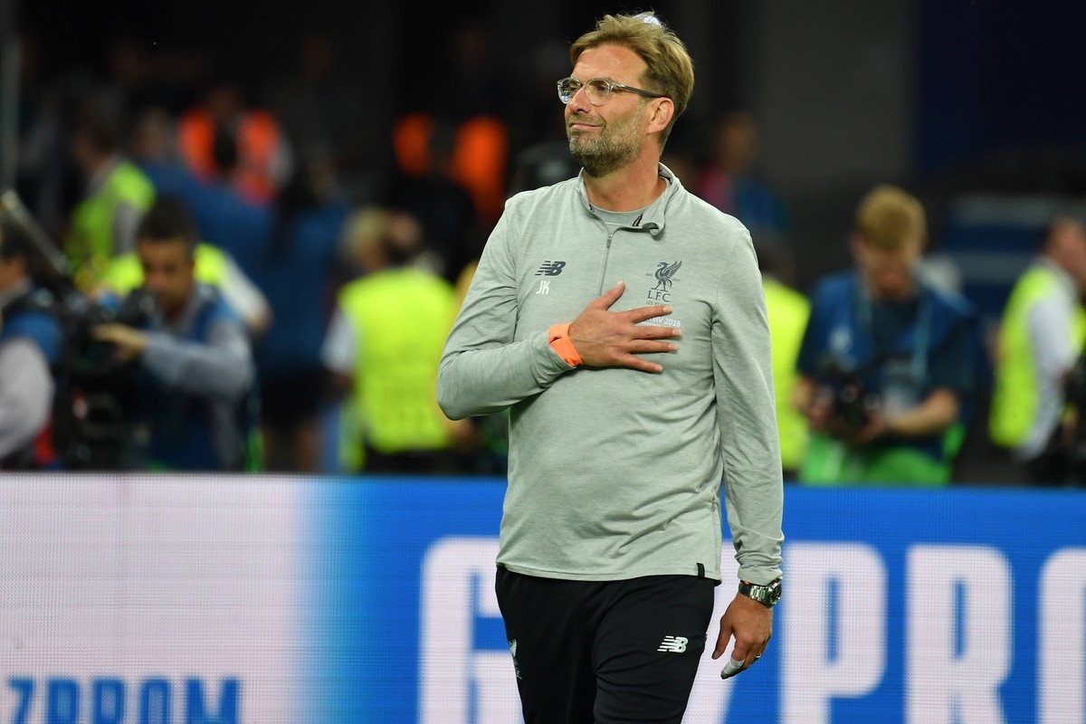 Juergen KLOPP (Trainer Liverpool) nach Spielende, bekennt sich zum FC Liverpool-deutet auf sein Herz, Einzelbild,angeschnittenes Einzelmotiv,Halbfigur,halbe Figur. Fussball Champions League Finale 201 ...