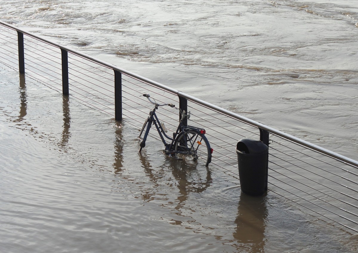Der Rhein hat immer wieder mit Hochwasser zu kämpfen.