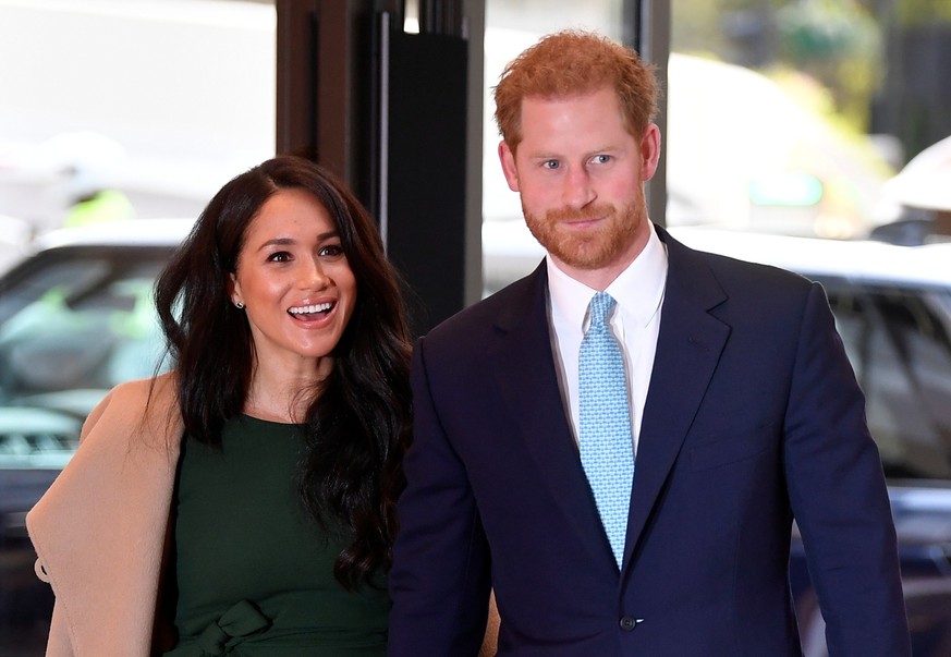 LONDON, ENGLAND - OCTOBER 15: Prince Harry, Duke of Sussex and Meghan, Duchess of Sussex attend the WellChild awards at Royal Lancaster Hotel on October 15, 2019 in London, England. (Photo by Toby Mel ...