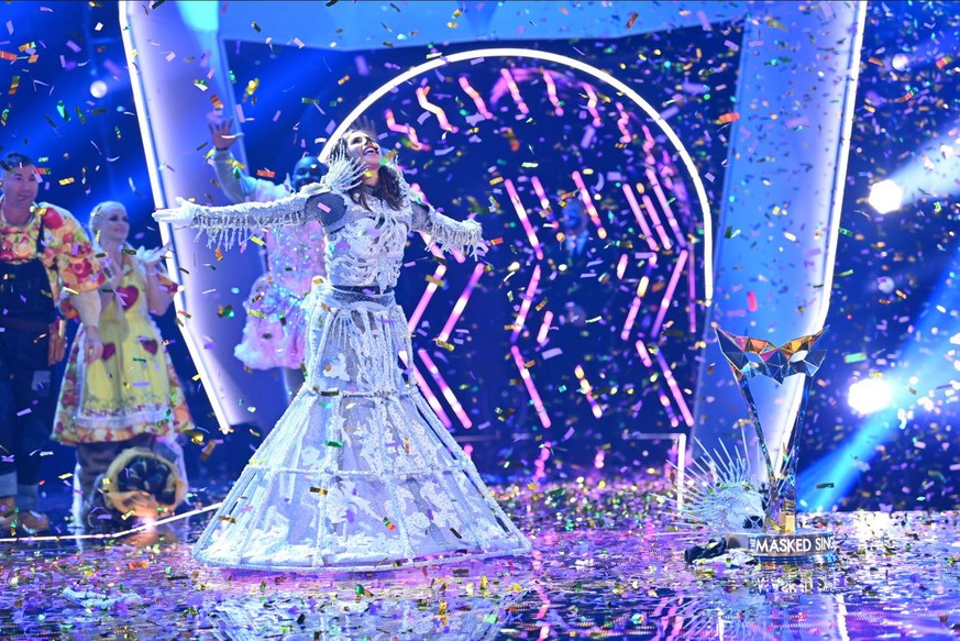 Sarah Lombardi gewann die dritte Staffel von "The Masked Singer".