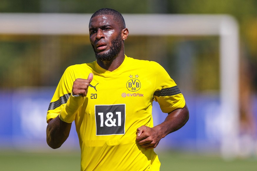 09.08.2022, Fussball, Saison 2022/2023, 1. Bundesliga, Training Borussia Dortmund, Anthony Modeste Borussia Dortmund, Foto: Dennis Ewert/RHR-FOTO xRHR-FOTO/DEx *** 09 08 2022, Football, 2022 2023 seas ...