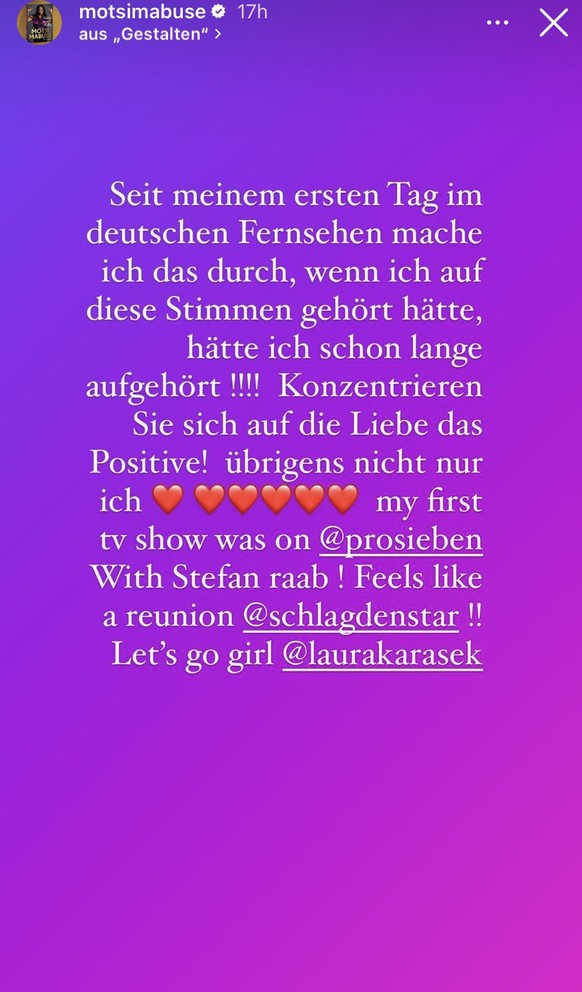 Motsi Mabuse zeigte mit deutlichen Worten, wie sehr sie sich auf die kommende Show freut.