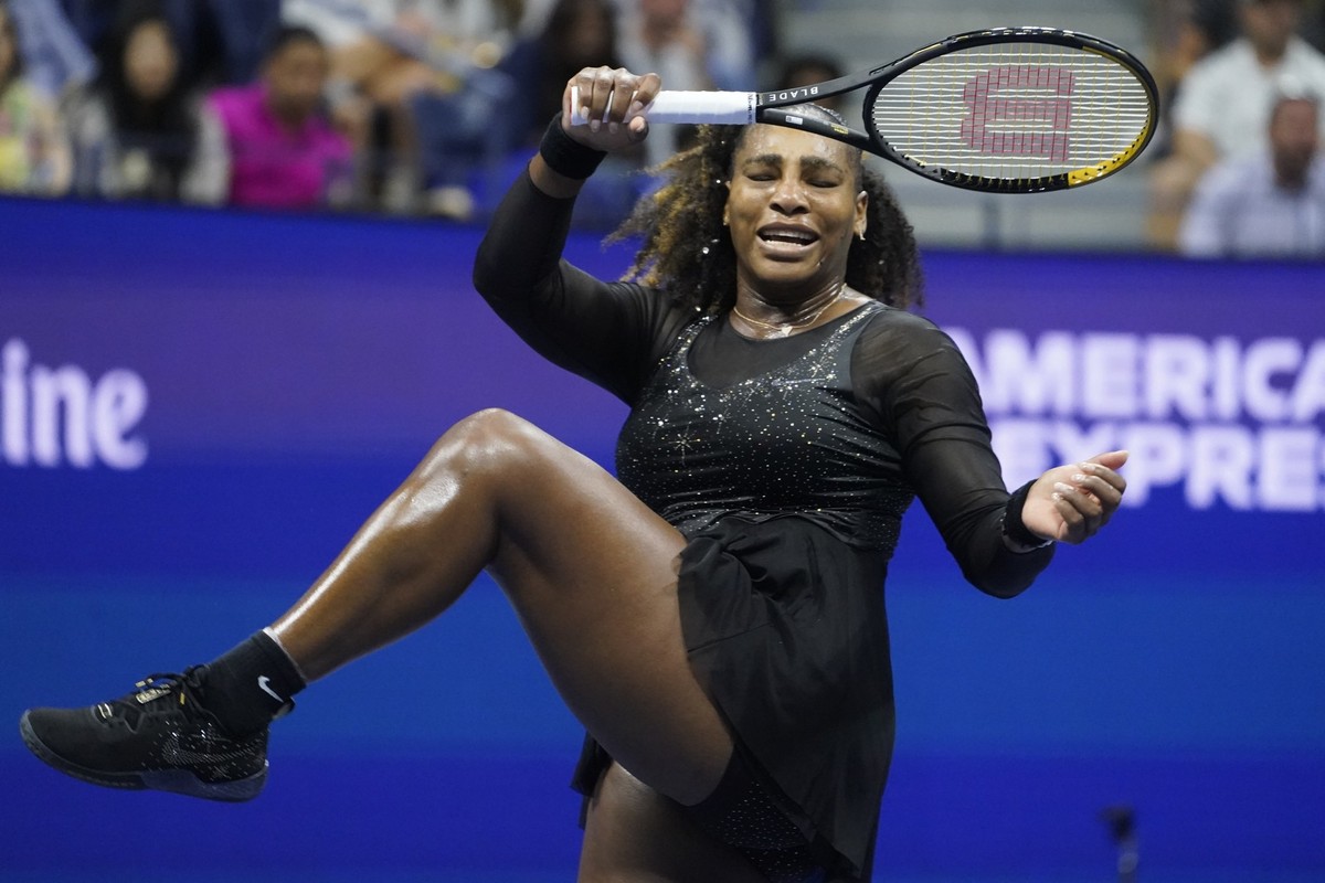 03.09.2022, USA, New York: Tennis: Grand Slam/WTA-Tour - US Open, Einzel, Damen, 3. Runde, Williams (USA) - Tomljanovic (Australien): Serena Williams in Aktion. Foto: John Minchillo/AP/dpa +++ dpa-Bil ...