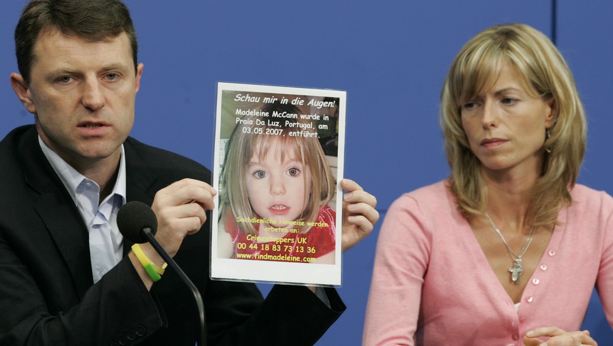 ARCHIV - 06.06.2007, Berlin: Kate und Gerry McCann zeigen w