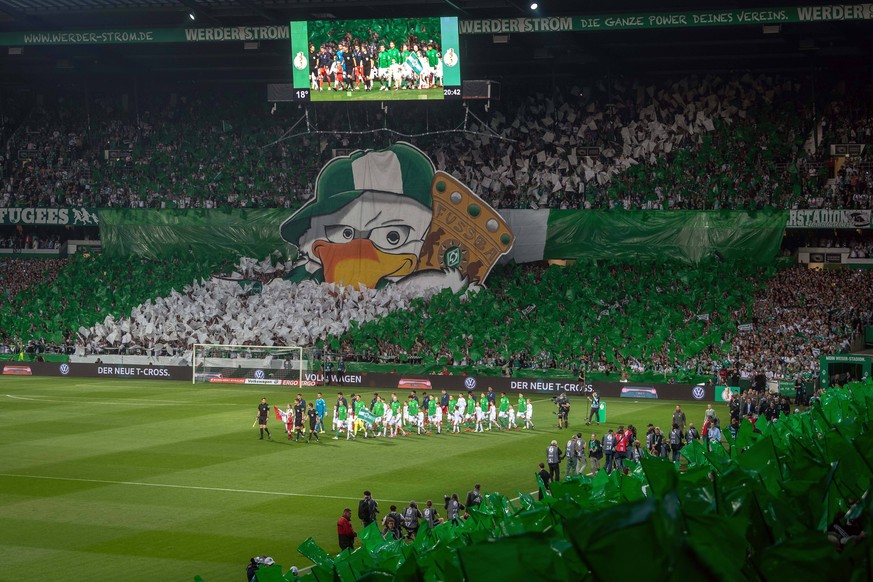 Die Fans lieben das Weserstadion – Der anstehende Verkauf des Stadionnamen löst Unruhen aus.
