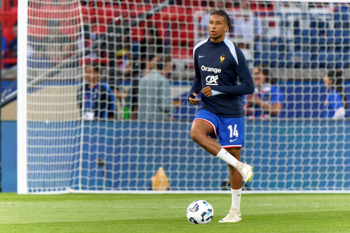 Michael Olise of France during France vs Italy, Football UEFA Nations Leage match in Paris, France, September 06 2024 PUBLICATIONxNOTxINxITA Copyright: xEmmanuelexMastrodonato/IPAxSportx/xx IPA_494537 ...