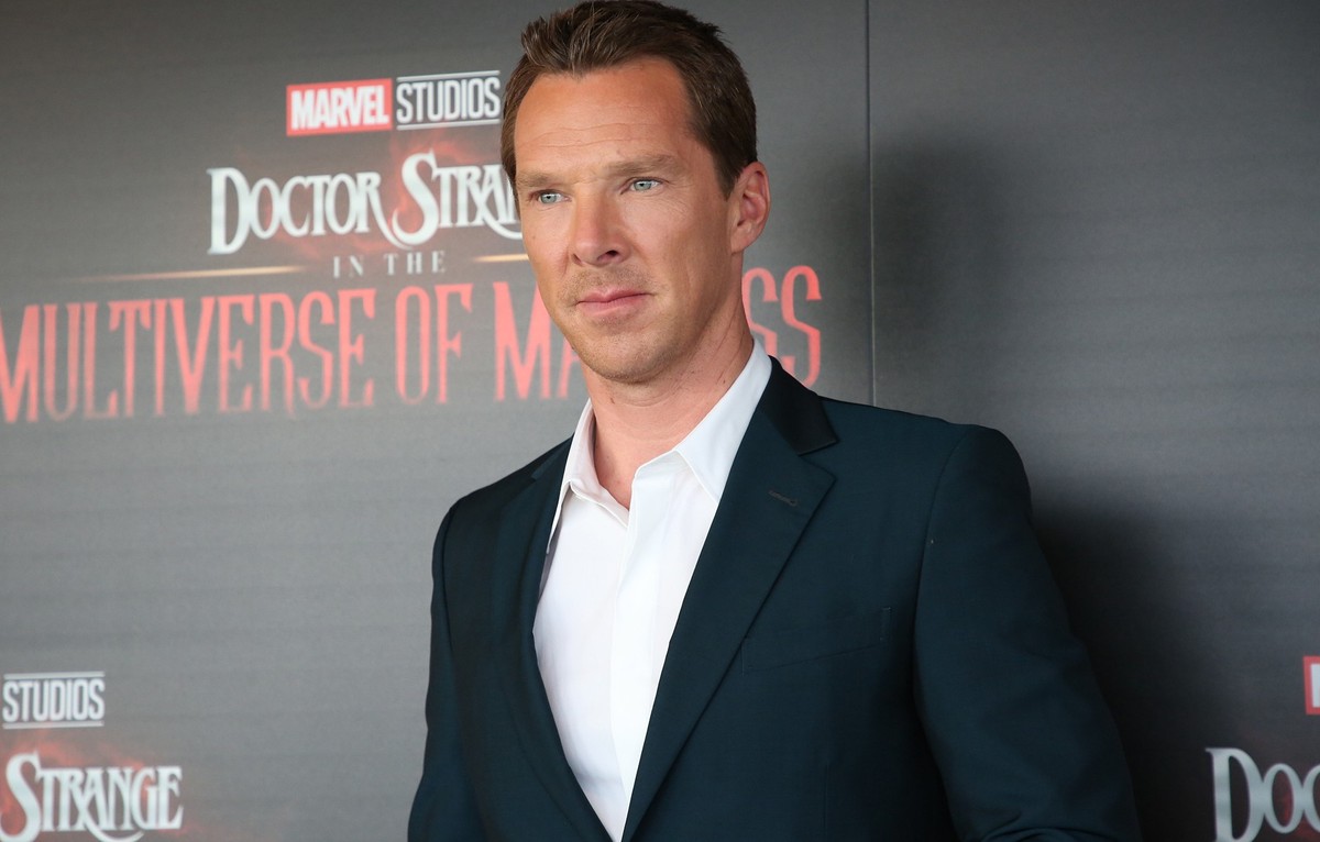 NEW YORK, NEW YORK - MAY 05: Benedict Cumberbatch attends Marvel&#039;s &quot;Doctor Strange In The Multiverse Of Madness&quot; New York Screening at The Gallery at 30 Rock on May 05, 2022 in New York ...