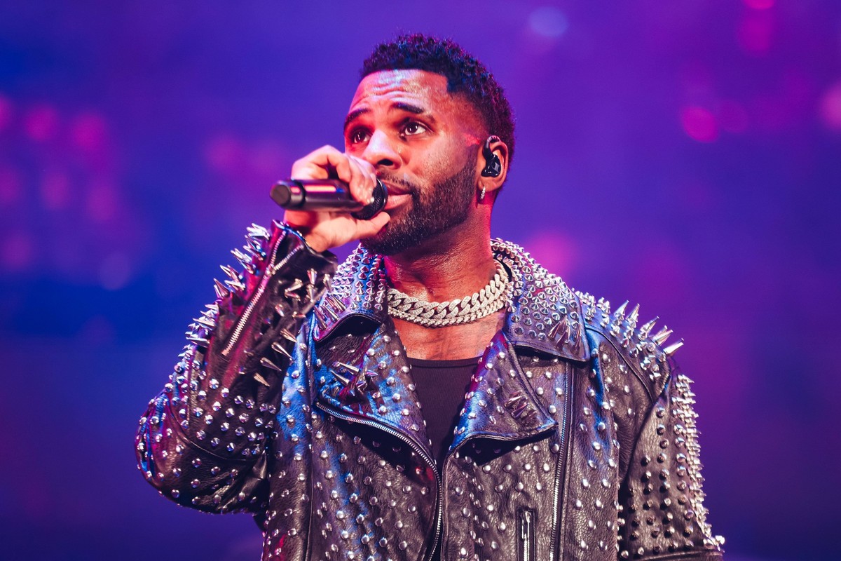 Milan, Jason Derulo performs in concert during the Nu King Tour. In the photo: Jason Derulo PUBLICATIONxNOTxINxITA Copyright: xAlessandroxBremecx/xipa-agency.nx/xx IPA_Agency_IPA44685307