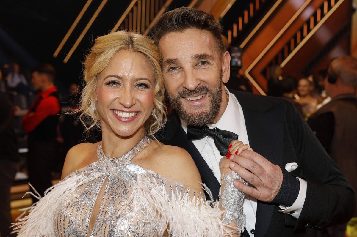 Mark Keller mit Kathrin Menzinger bei der Kennenlern-Show der 17. Staffel der RTL-Tanzshow Let s Dance im MMC Coloneum. K