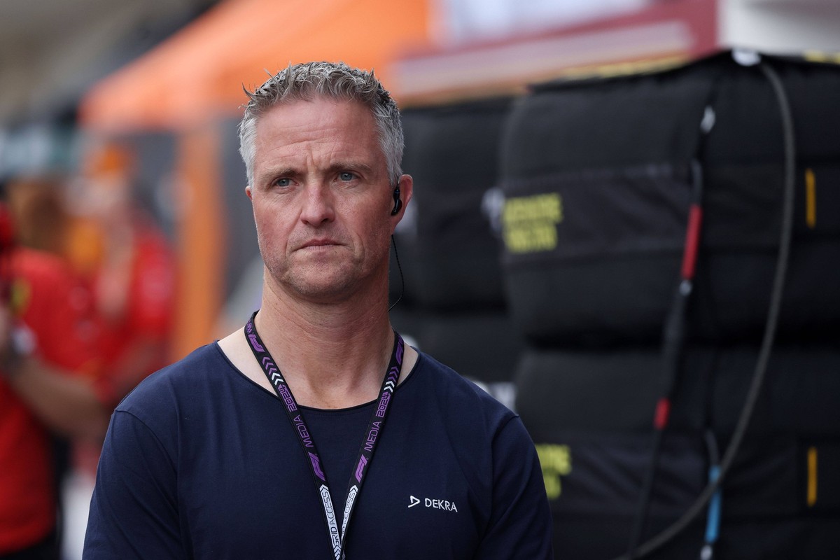 Ralf Schumacher GER TV Expertin, ehemaliger F1 Rennfahrer, Formel 1 Pirelli Grand Prix, FIA F1 Weltmeisterschaft, Circuit of Amerika, Austin Texas, 18.10.2024, USA, *** Ralf Schumacher GER TV expert,  ...