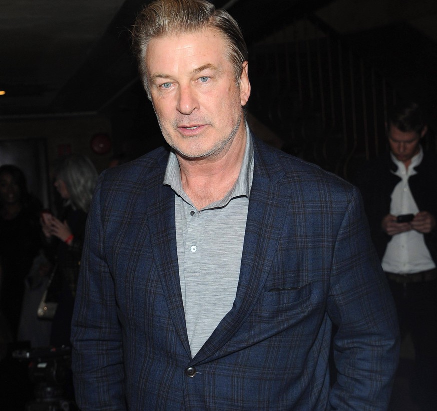 NEW YORK, NEW YORK - NOVEMBER 06: L-R Producer/actor Alec Baldwin attend the Crown Vic New York screening at Village East Cinema on November 06, 2019 in New York City. PUBLICATIONxINxGERxSUIxAUTxONLY  ...