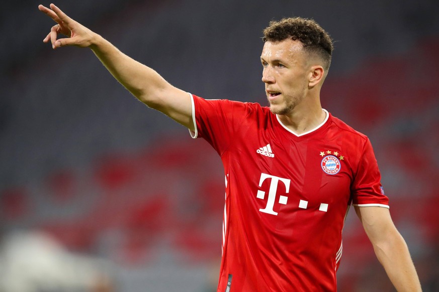 FC Bayern München - Chelsea FC Ivan Perisic FC Bayern München UEFA Championsleague Viertelfinale Rückspiel FC Bayern München - Chelsea FC Saison 2019 / 2020 Foto : Stefan Matzke / sampics / Pool via R ...