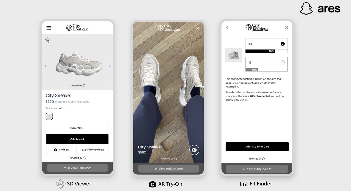 Schuhe virtuell anprobieren – mit Augmented Reality funktioniert das.