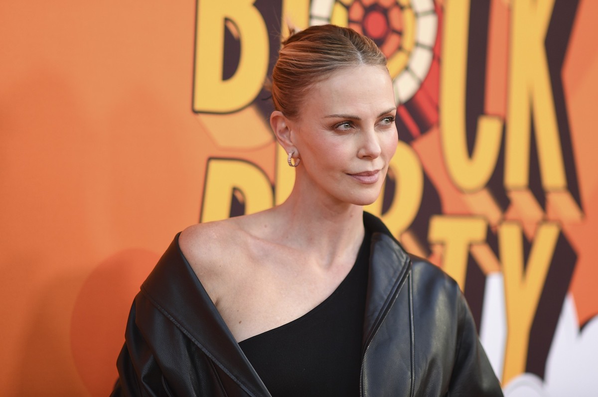 Charlize Theron arrives at the fifth annual Charlize Theron Africa Outreach Project Block Party on Saturday, June 28, 2025, at Universal Studios in Los Angeles. (Photo by Richard Shotwell/Invision/AP)