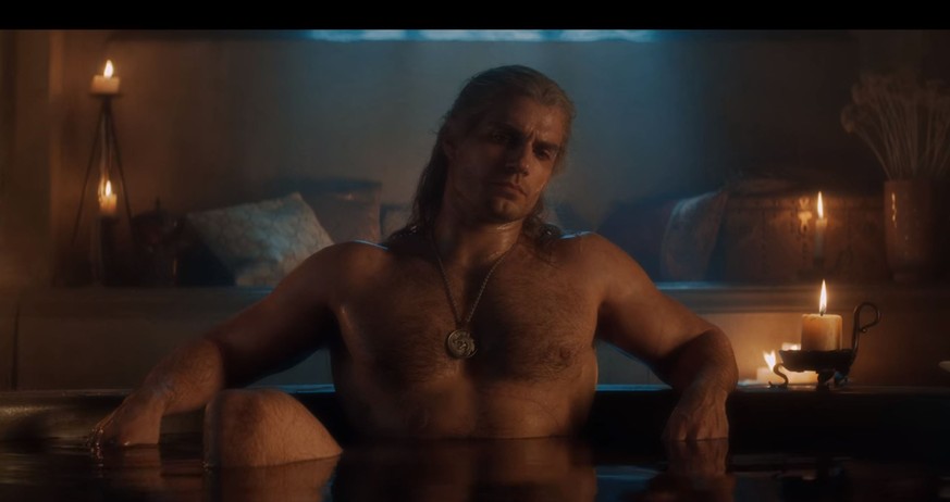 Baden wie ein Hexer – Henry Cavill tat sich damit gar nicht so leicht.