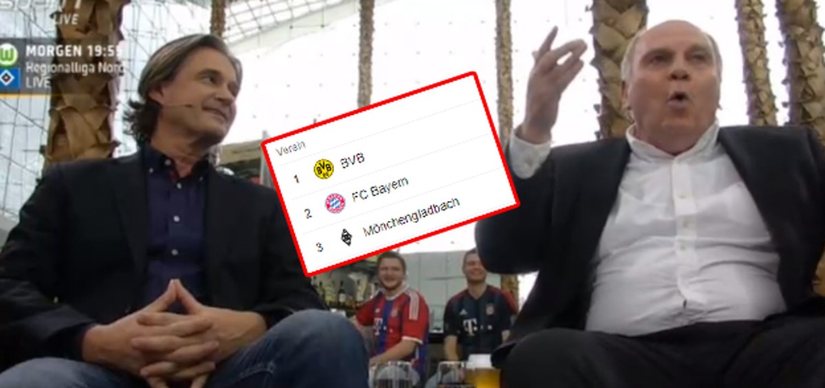 Hoeneß im Höhenflug