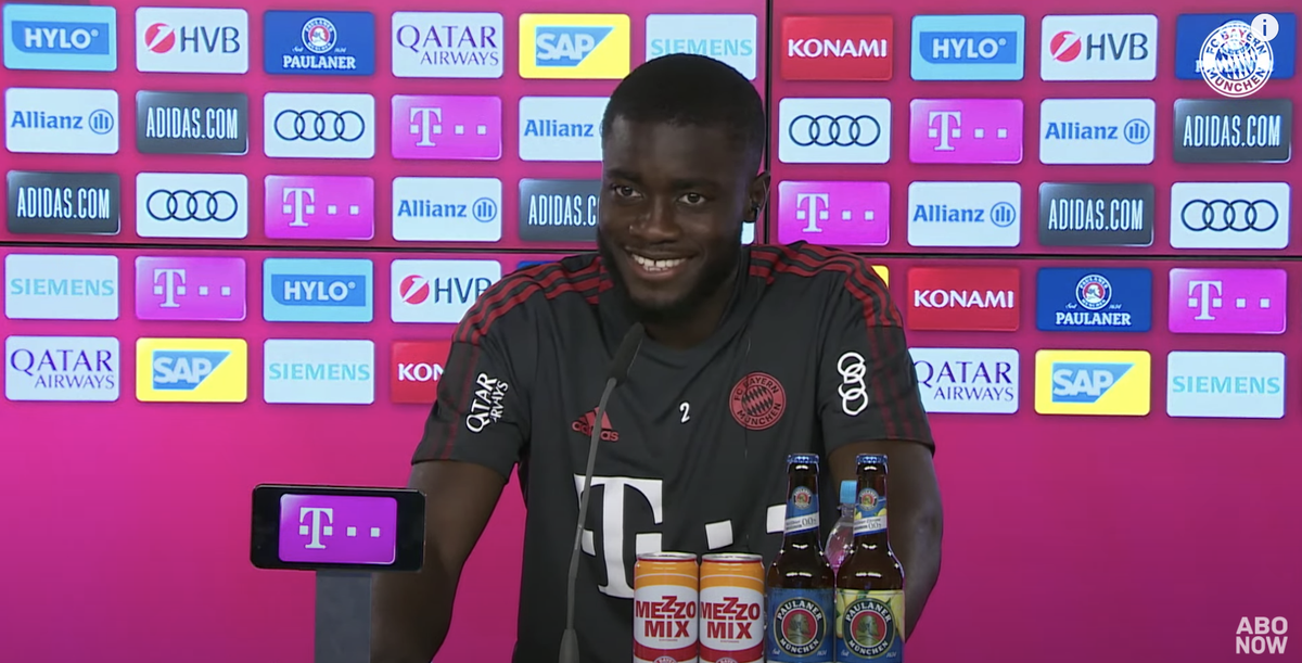 Bayerns neuer Spieler Dayot Upamecano.