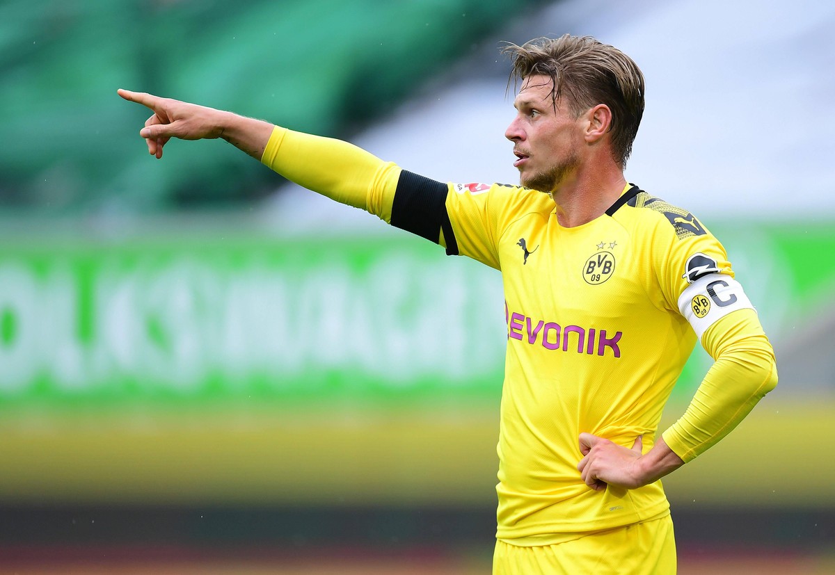 Fussball Lukasz Piszczek Dortmund Wolfsburg, 23.05.2020, Fussball Bundesliga, VfL Wolfsburg - Borussia Dortmund Wolfsburg Nur f�r journalistische Zwecke. Only for editorial use. DFL DFB REGULATIONS PR ...