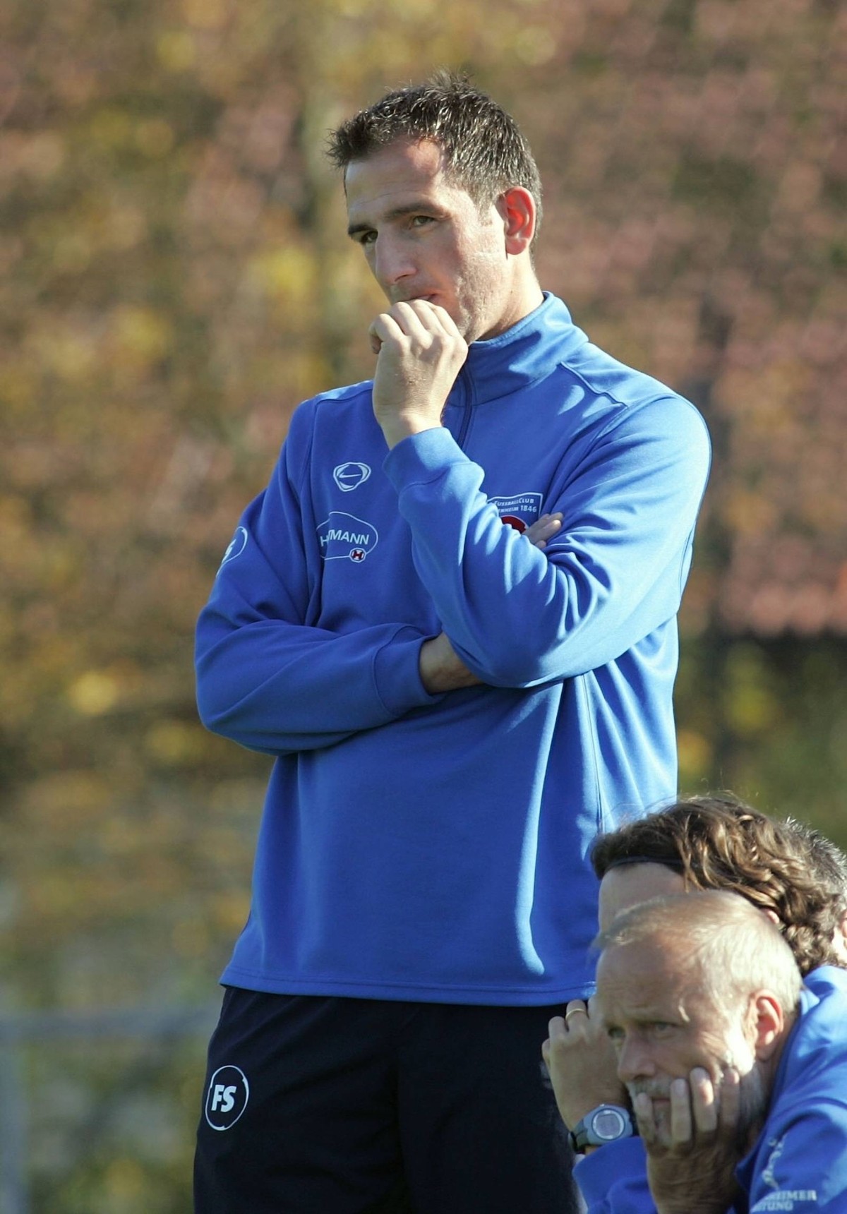 Bildnummer: 09721639 Datum: 07.10.2007 Copyright: imago/Pressefoto Baumann
Fu�ball Herren Oberliga Baden-W�rttemberg Saison 2007/2008 1. FC Heidenheim Trainer Frank SCHMIDT ; Fu�ball 2007 2007 hoch B ...