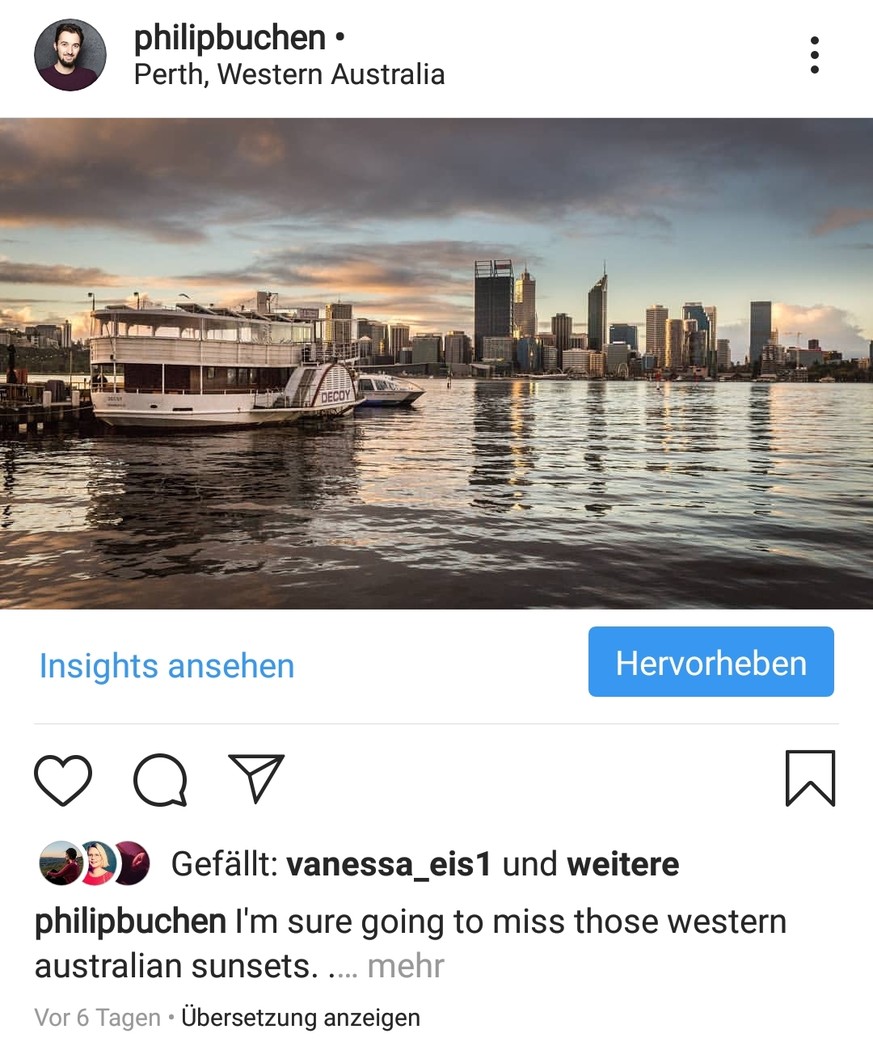 Wie Sie sehen, sehen Sie: keine Likes.