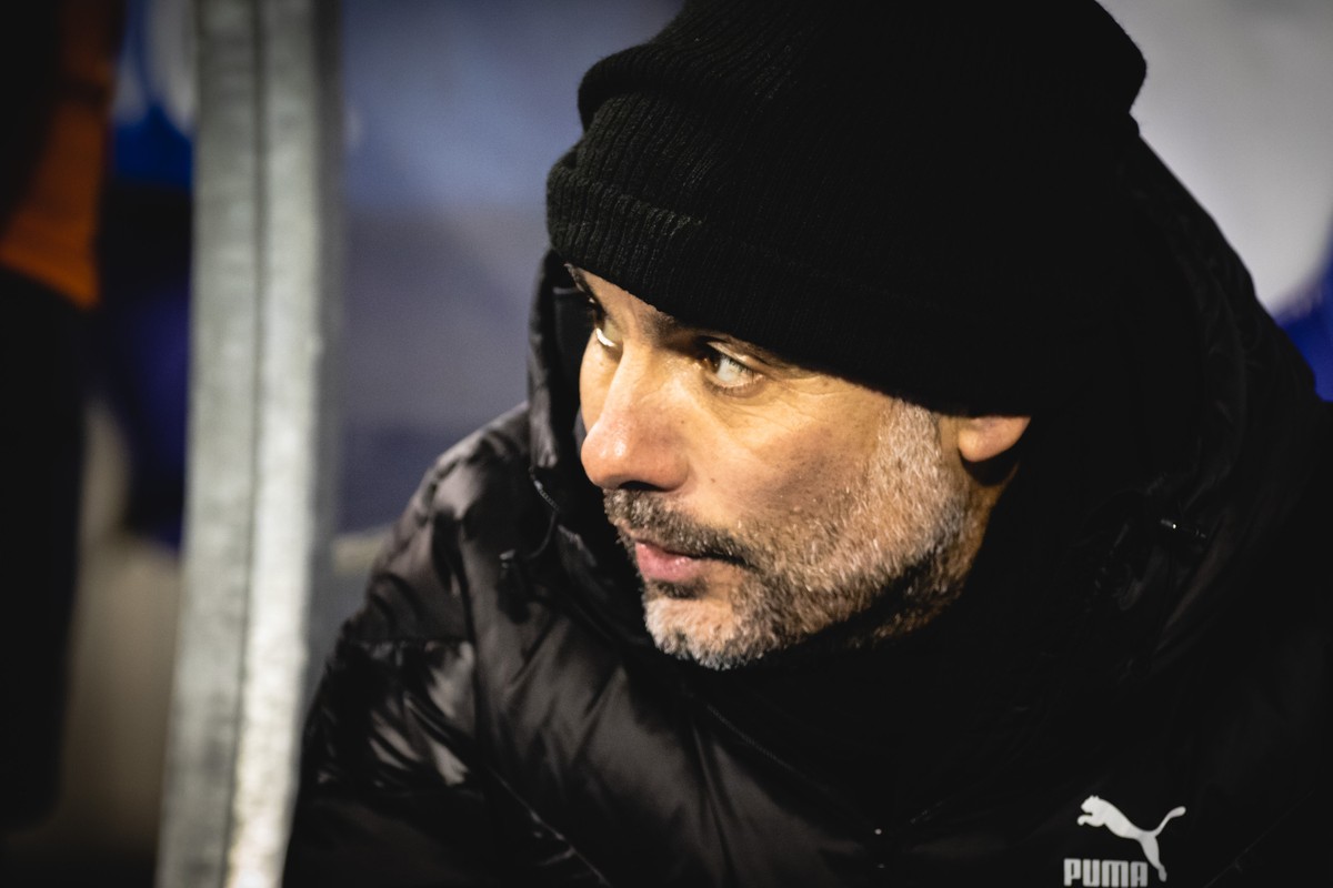 11.12.2019, Maksimir Stadium, Zagreb, CRO, UEFA CL, Dinamo Zagreb vs Manchester City, Gruppe C, im Bild Pep Guardiola, head coach of Manchester City // during the UEFA Champions League group C match b ...