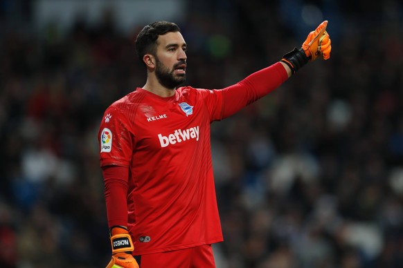 Fernando Pacheco (Alaves), FEBRUARY 3, 2019 - Football / Soccer : Spanish La Liga Santander match between Real Madrid CF 3-0 Deportivo Alaves at the Santiago Bernabeu Stadium in Madrid, Spain. Noxthir ...