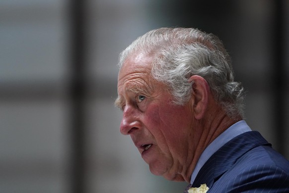 Charles visits Lloyd's of London. The Prince of Wales speaking during a visit to Lloyd's, the world's leading insurance and reinsurance marketplace, in central London, to host the first in-person Insu ...