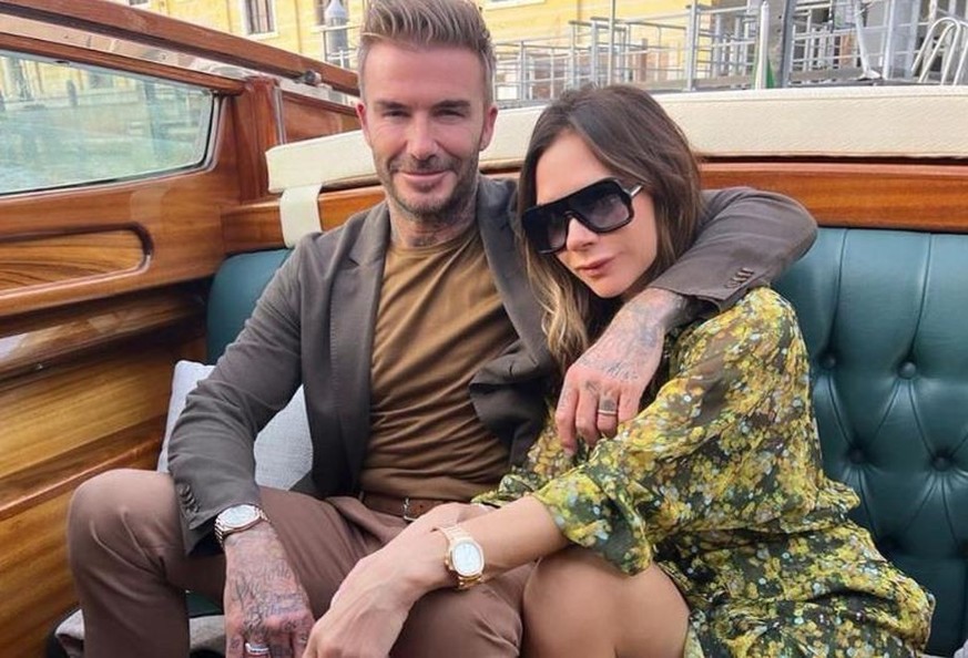 David Beckham zeigt Victoria etwas ganz Besonderes.