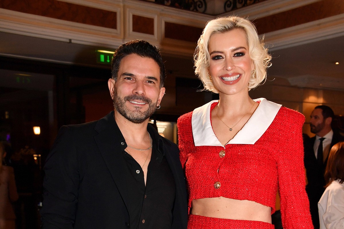 Marc Terenzi und Verena Kerth bei der Gala zur Verleihung der Best Brands Awards am 27.02.2024 im Hotel Bayerischer Hof in Muenchen Best Brands Awards Verleihung 2024 in Muenchen *** Marc Terenzi and  ...