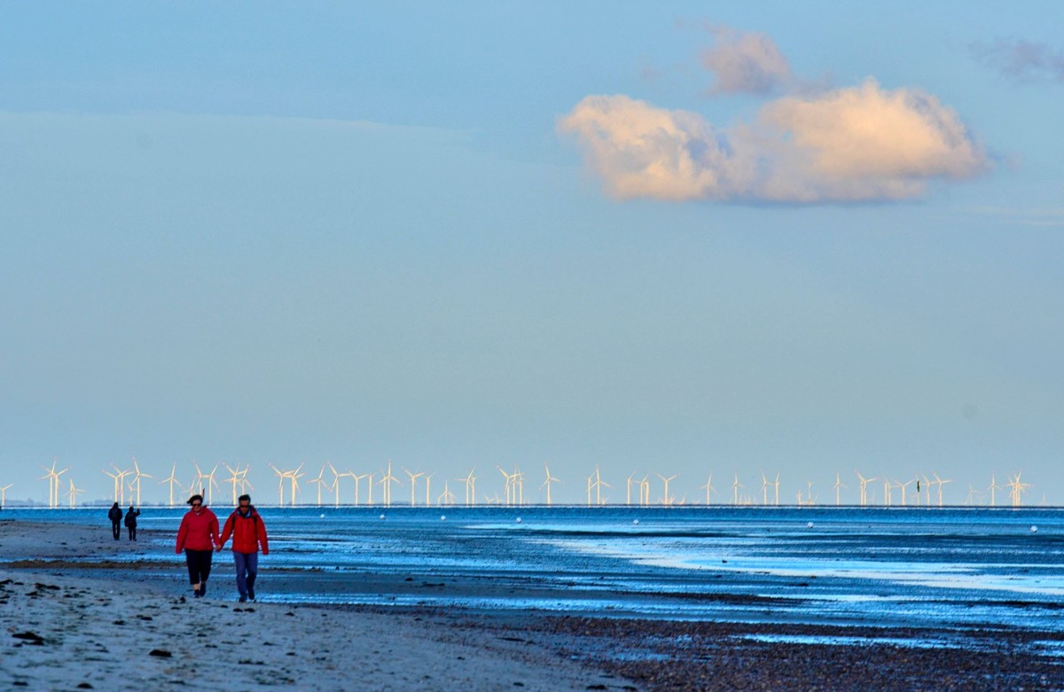 Windräder am Horizont auf Föhr: In Bayern sind sie weniger beliebt.