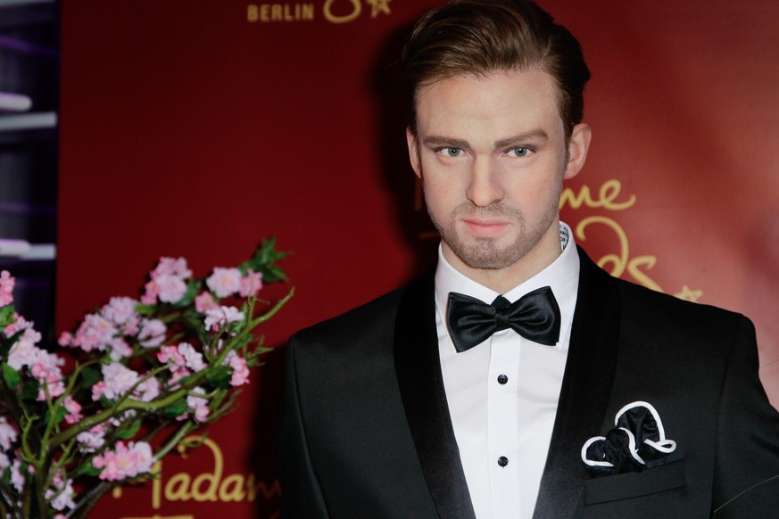 BERLIN, GERMANY - APRIL 02 : The Justin Timberlake wax figure in the newly VIP area at Madame Tussauds on April 2, 2014 in Berlin, Germany. (Photo by Athanasios Gioumpasis/Getty Images)