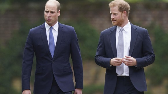 Prinz William und Prinz Harry traten zuletzt im Juli 2021 gemeinsam auf.