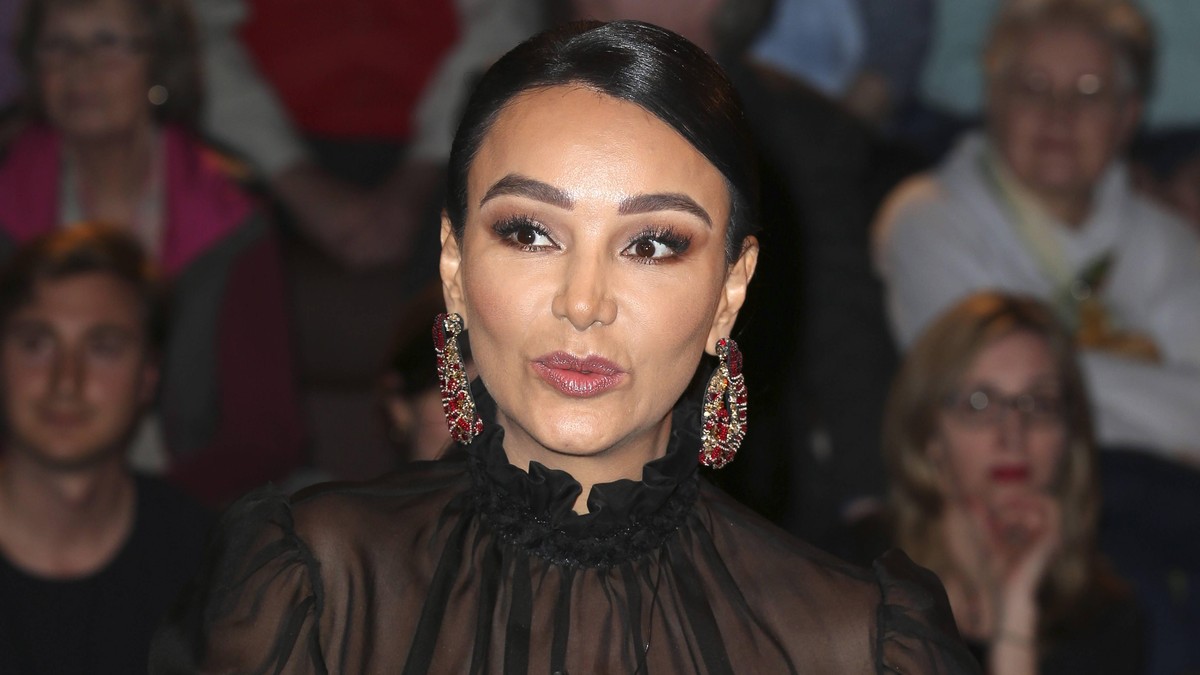 Verona Pooth bei der Aufzeichnung der ZDF-Talkshow Markus Lanz im Fernsehmacher Studio im Phoenixhof. Hamburg, 27.02.2019 *** Verona Pooth at the recording of the ZDF talk show Markus Lanz at the Fern ...