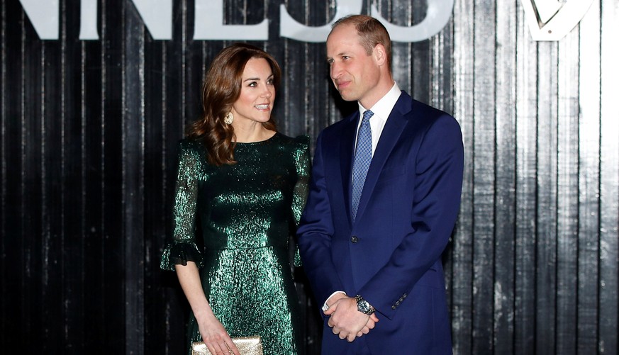 Britain&#039;s Prince William and his wife Catherine, Duchess of Cambridge, arrive for a reception at the Guinness Storehouse in Dublin, Ireland, March 3, 2020. REUTERS/Phil Noble