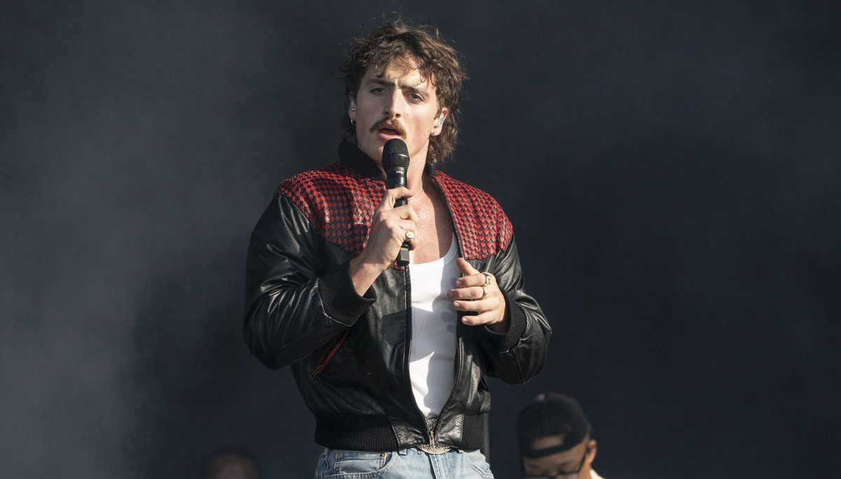 Benson Boone performs at the 2025 BottleRock Napa Valley on Saturday, May 24, 2025, at Napa Valley Expo in Napa, Calif. (Photo by Amy Harris/Invision/AP)