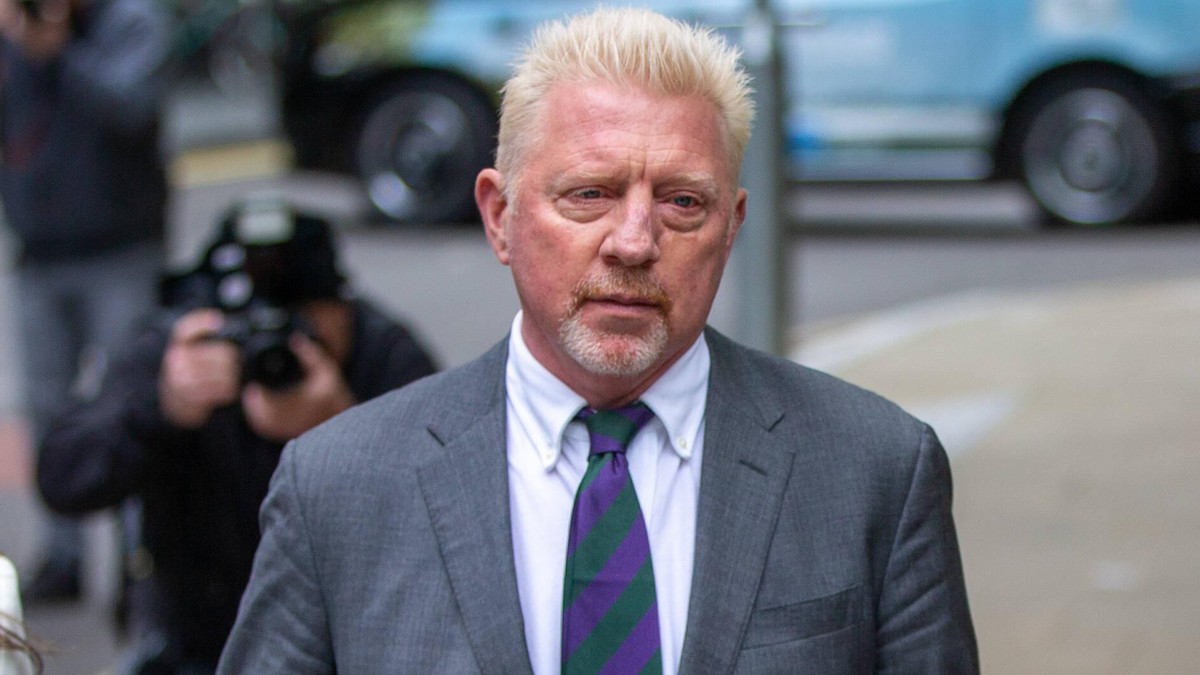 April 29, 2022, London, England, United Kingdom: Former German tennis star BORIS BECKER arrives at Southwark Crown Court in London for sentencing. London United Kingdom - ZUMAs262 20220429_zip_s262_06 ...