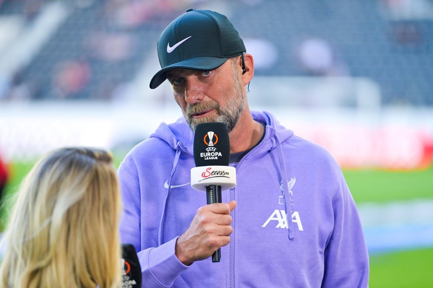 SOCCER - UEFA EL, LASK vs Liverpool LINZ,AUSTRIA,21.SEP.23 - SOCCER - UEFA Europa League, group stage, Linzer ASK vs Liverpool FC. Image shows Juergen Klopp Liverpool. PUBLICATIONxNOTxINxAUTxSUIxSWE G ...