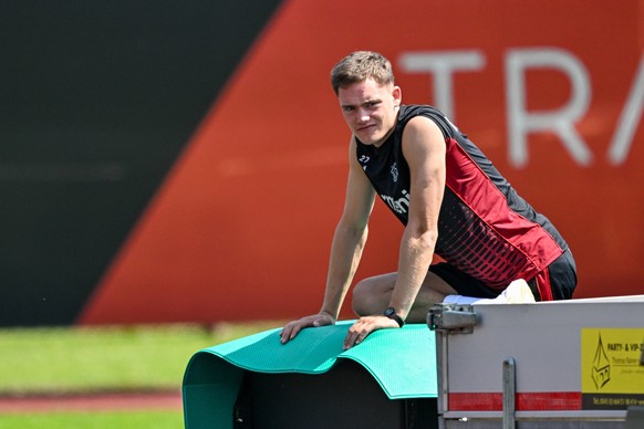 AUT, Trainingslager Bayer Leverkusen / 20.07.2022, Alois-Latini-Stadion , Kaprun / Zell am See, AUT, Trainingslager Bayer Leverkusen im Bild / picture shows Florian Wirtz Bayer Leverkusen 27 macht sei ...