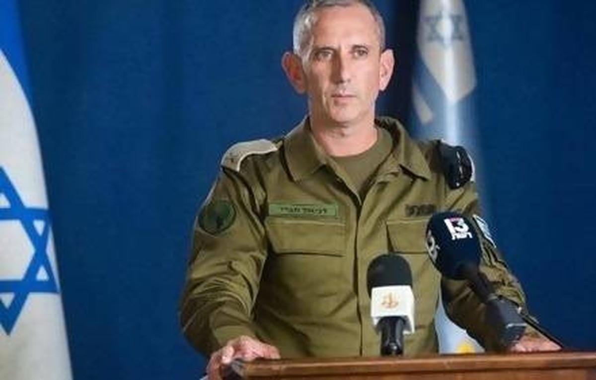 Israeli Armed Forces chief spokesman Daniel Hagari, ISRAELS ARMED FORCES 06 5 2024, Israel Espana Aton 898481 PUBLICATIONxINxGERxSUIxAUTxONLY Copyright: FUERZASxARMADASxDExISRAEL
