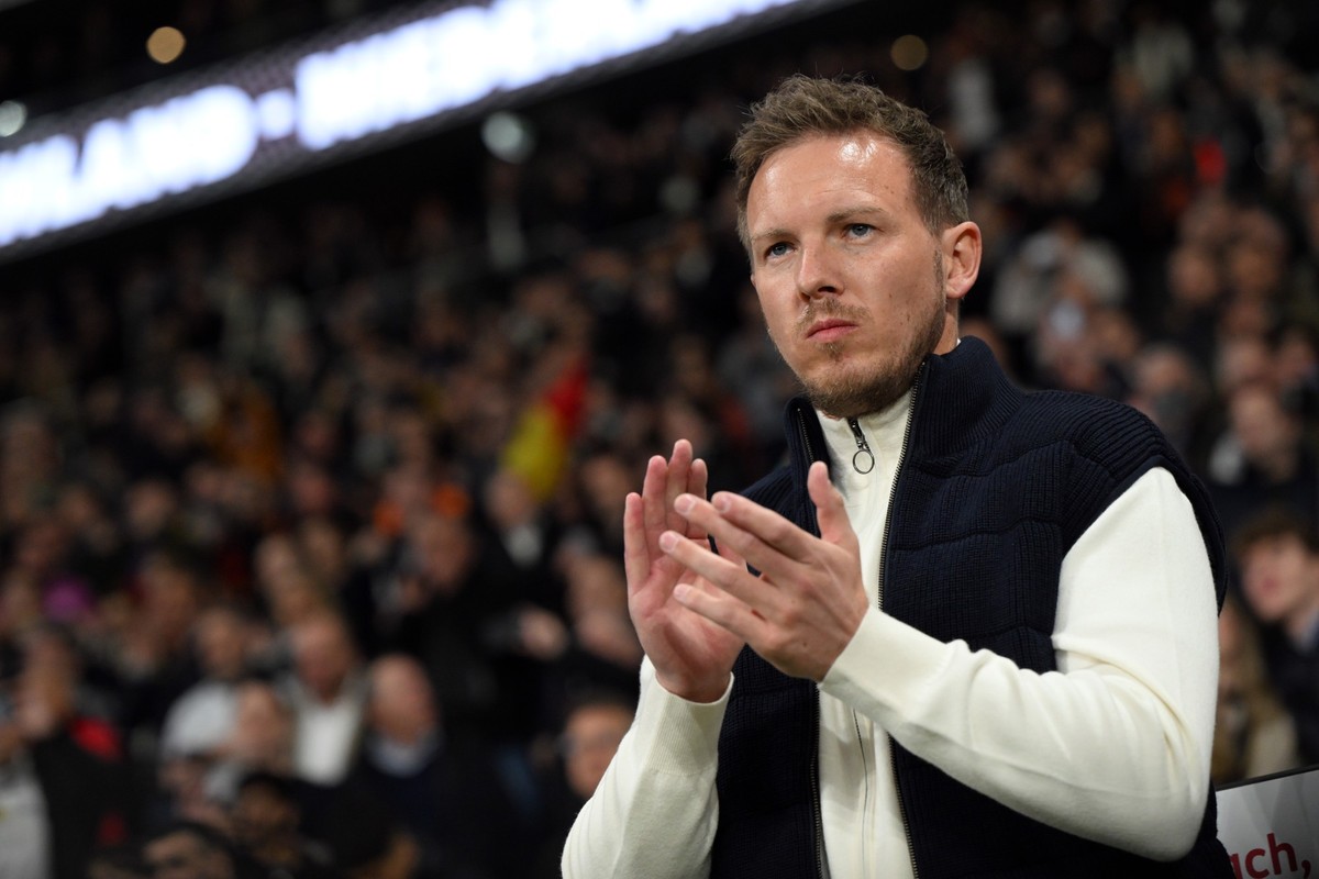 ARCHIV - 26.03.2024, Hessen, Frankfurt/M.: Fußball: Länderspiele, Deutschland - Niederlande, im Deutsche Bank Park. Deutschlands Bundestrainer Julian Nagelsmann vor dem Spiel. (zu dpa: «Nagelsmann und ...