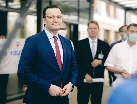 Jens Spahn: Der Gesundheitsminister besuchte hier vor wenigen Tagen die Universitätsklinik in Gießen.