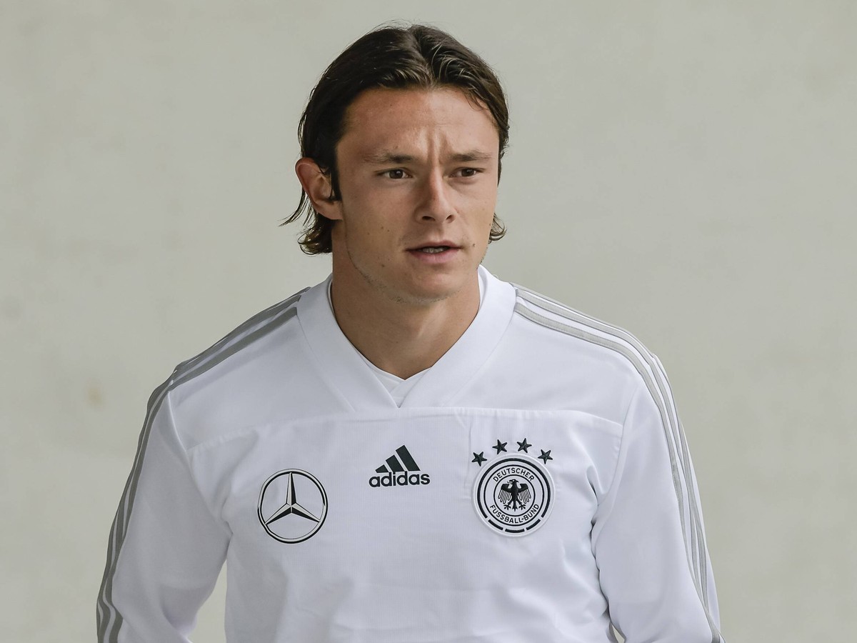 Nico Schulz (Deutschland) waehrend dem Training der Deutschen Fussballnationalmannschaft am 03.09.2018 in Muenchen. *** Nico Schulz Germany during the training of the German national football team on  ...