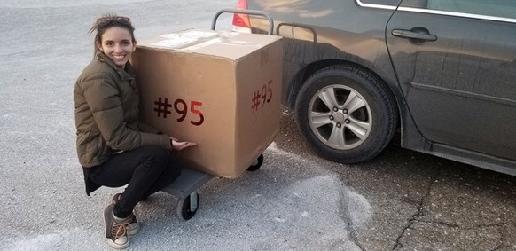 Die Nummer 95 steht für Shelbys 95. Geschenketauschen via Reddit Gifts.